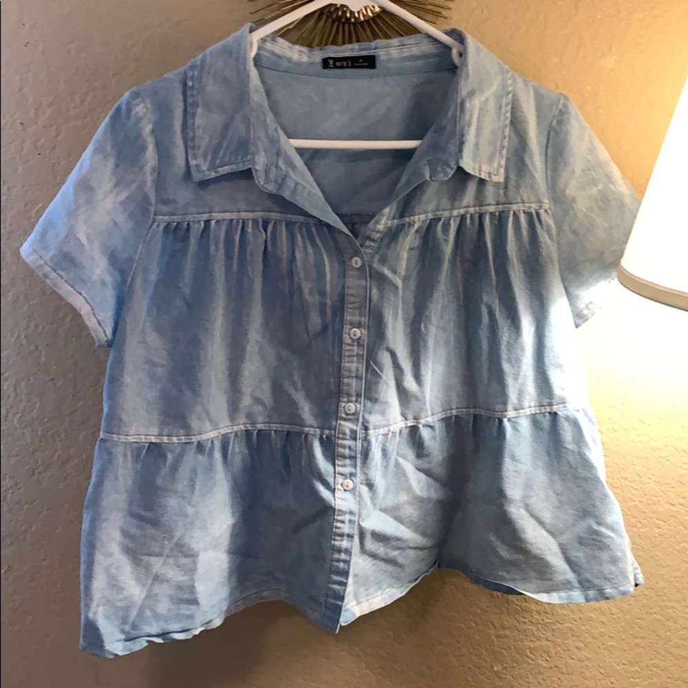 ROOLEE Light blue top